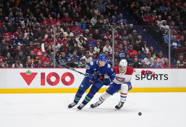 Pettersson notches three points, Canucks edge Canadiens 7-6 in overtime | iNFOnews.ca Pettersson notches three points, Canucks edge Canadiens 7-6 in overtime | iNFOnews.ca