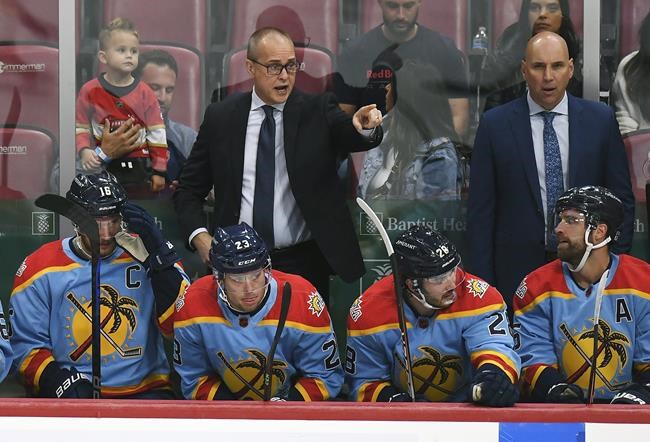 Panthers coach Paul Maurice gets emotional in his return to Winnipeg | iNFOnews.ca