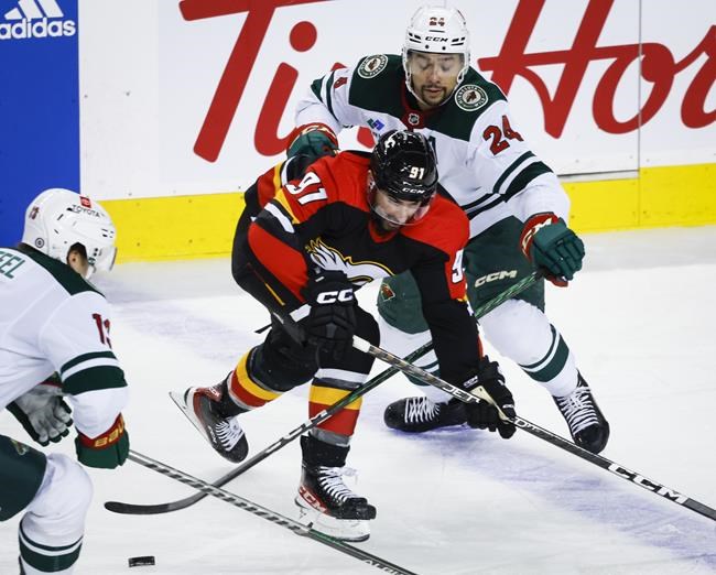 Andersson's three-point night helps Calgary Flames to 5-3 win over Minnesota Wild | iNFOnews.ca