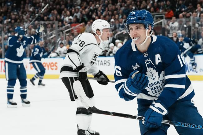 Marner scores to extend point streak to 21 games as Maple Leafs topple Kings 5-0 | iNFOnews.ca
