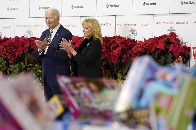 Bidens spread holiday cheer at Toys for Tots event | iNFOnews.ca