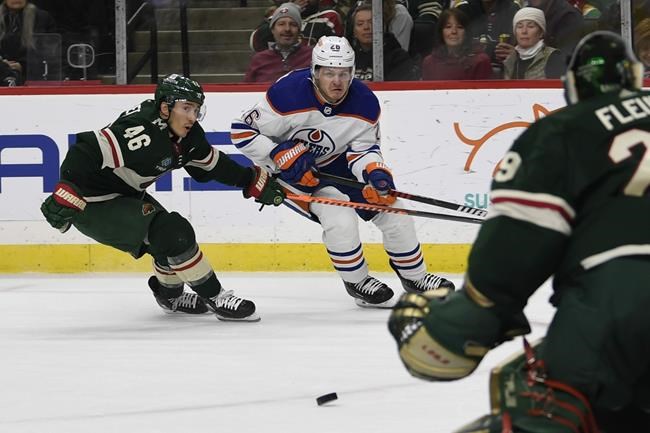 Boldy has goal, assist to lift Wild to 2-1 win over Oilers | iNFOnews.ca