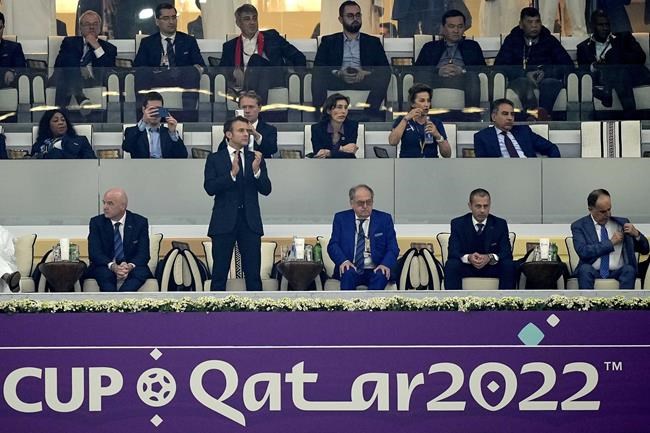 Macron 'immensely proud' that France in World Cup final | iNFOnews.ca