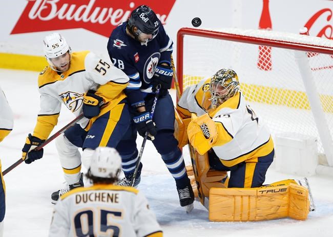Connor's OT winner leads Jets to 2-1 win over Predators, snap two-game skid | iNFOnews.ca