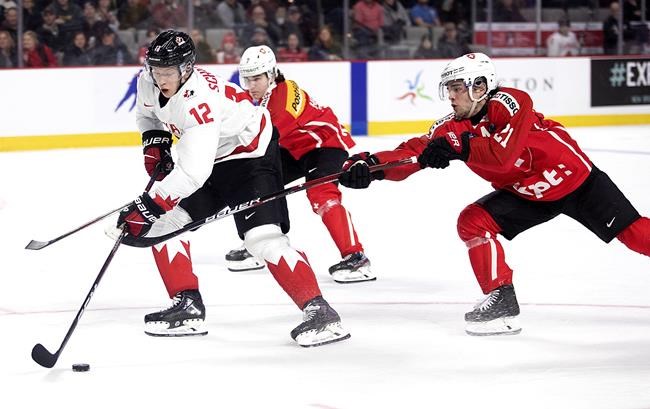 Canada rolls over Switzerland 6-0 in world junior test run | iNFOnews.ca