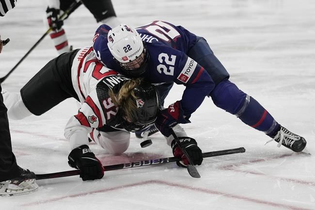 Serdachny's overtime goal lifts Canada past U.S. 3-2 in women's Rivalry Series | iNFOnews.ca Serdachny's overtime goal lifts Canada past U.S. 3-2 in women's Rivalry Series | iNFOnews.ca