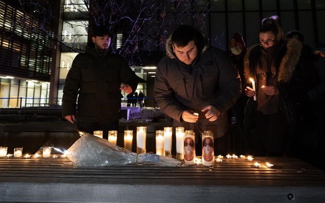 Over 100 people attended vigil for Vaughan, Ont., shooting victims and their families | iNFOnews.ca CP2032834244