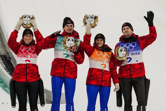 Canada's Louttit crowds World Cup ski jump podium | iNFOnews.ca