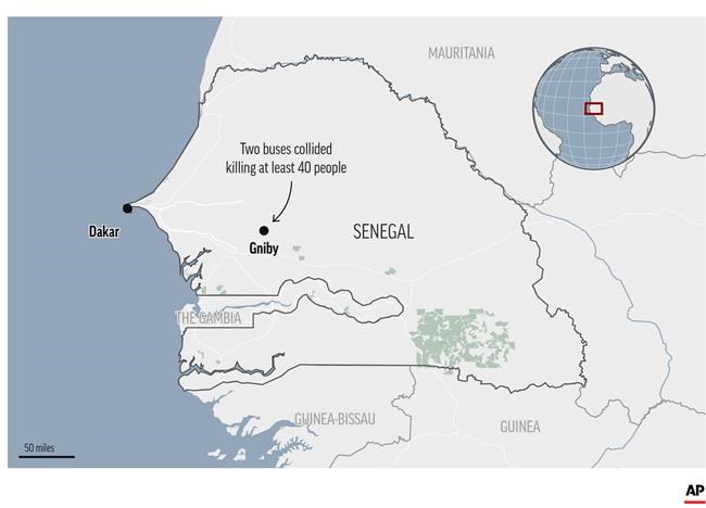 40 people killed, dozens injured in bus crash in Senegal | iNFOnews.ca