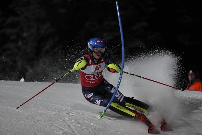 Record on hold as ill Shiffrin finishes 2nd in night slalom | iNFOnews.ca