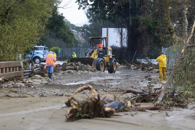 Landslides, sinkholes, floodwaters plague soggy California | iNFOnews.ca