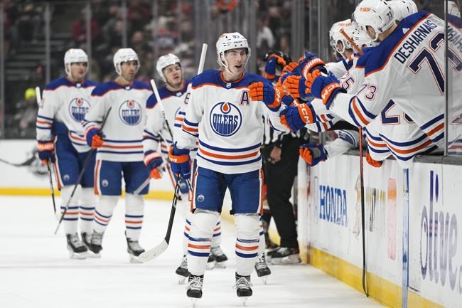Kostin, McDavid lead Oilers' 6-2 rout of last-place Ducks | iNFOnews.ca Kostin, McDavid lead Oilers' 6-2 rout of last-place Ducks | iNFOnews.ca