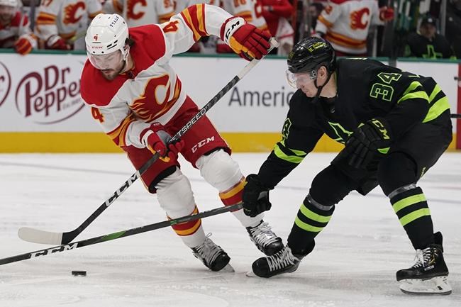 Flames hold off Stars' surge to net 6-5 win | iNFOnews.ca