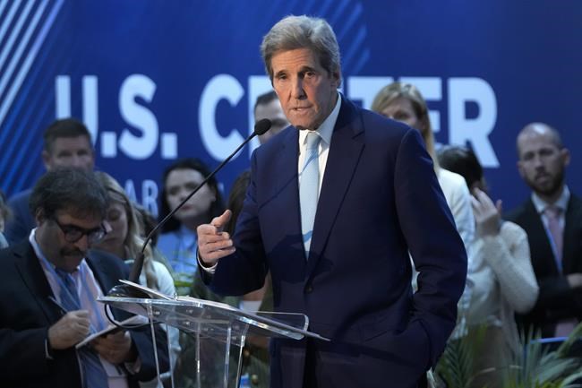 John Kerry tells AP he backs UAE oil chief overseeing COP28 | iNFOnews.ca CP370738466