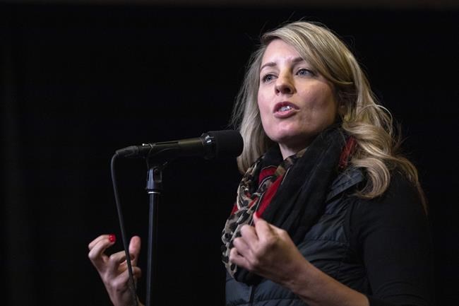 Foreign Minister Mélanie Joly says Cameroon peace talks 'messy,' but should continue | iNFOnews.ca