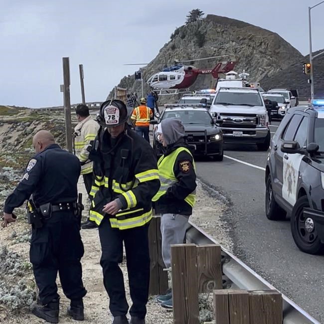 Driver in California cliff crash that injured 4 is charged | iNFOnews.ca