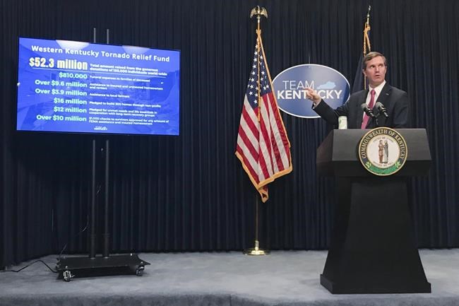 Kentucky governor: Storm relief fund 'open book' for review | iNFOnews.ca