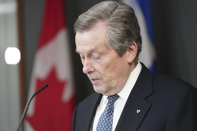 John Tory's affair, resignation blow up Toronto mayor's legacy as dull, stable leader | iNFOnews.ca