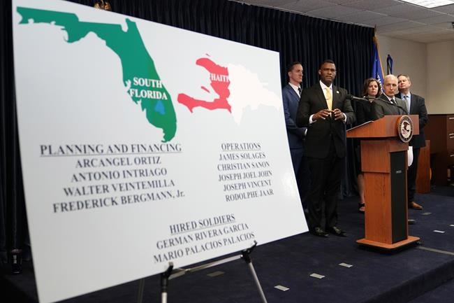 US arrests 4 tied to assassination of Haitian president | iNFOnews.ca US arrests 4 tied to assassination of Haitian president | iNFOnews.ca
