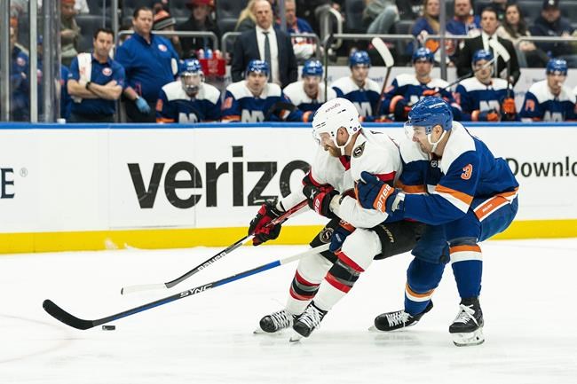 Stutzle, Mandolese lead Senators past Isles 3-2 in shootout | iNFOnews.ca