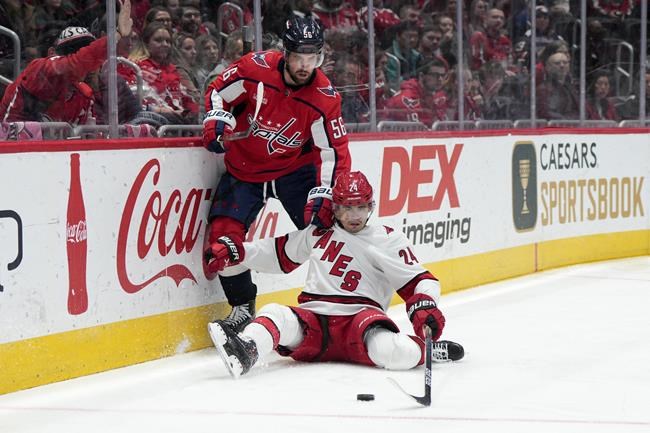 Jarvis' hat trick carries Hurricanes past Canadiens 6-2 | iNFOnews.ca