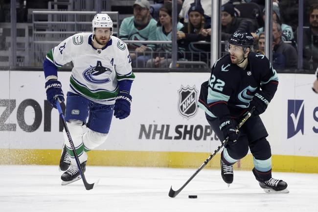 Struggling Vancouver Canucks hit by more injuries with Ekman-Larsson, Lazar out | iNFOnews.ca