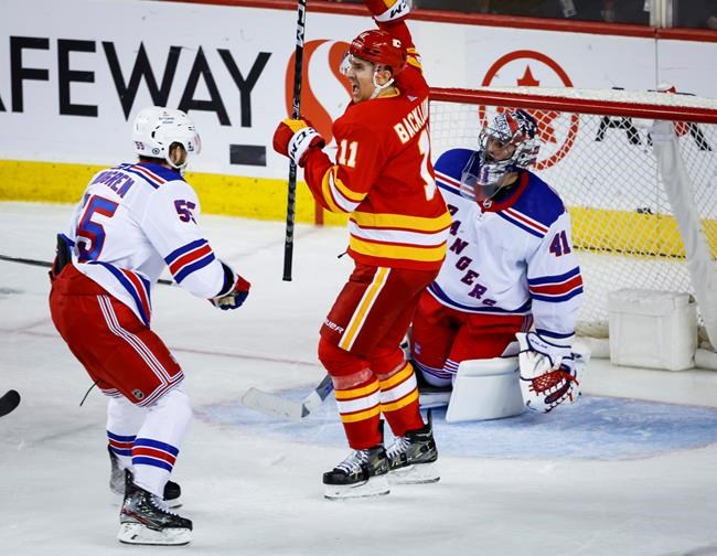 Backlund scores in overtime as Flames burn Rangers 3-2 | iNFOnews.ca
