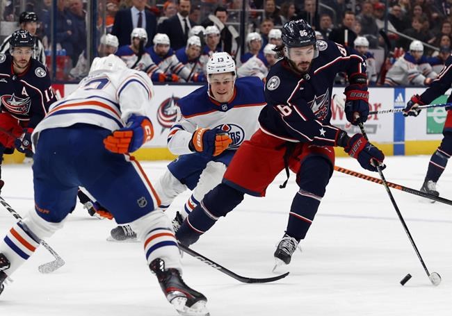 Roslovic's 3rd period goals lift Blue Jackets over Edmonton | iNFOnews.ca Roslovic's 3rd period goals lift Blue Jackets over Edmonton | iNFOnews.ca