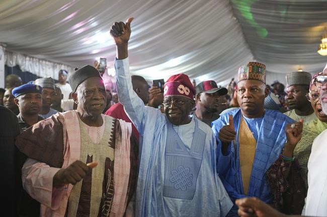 Nigeria's Bola Tinubu declared winner of presidential vote | iNFOnews.ca CP229563876