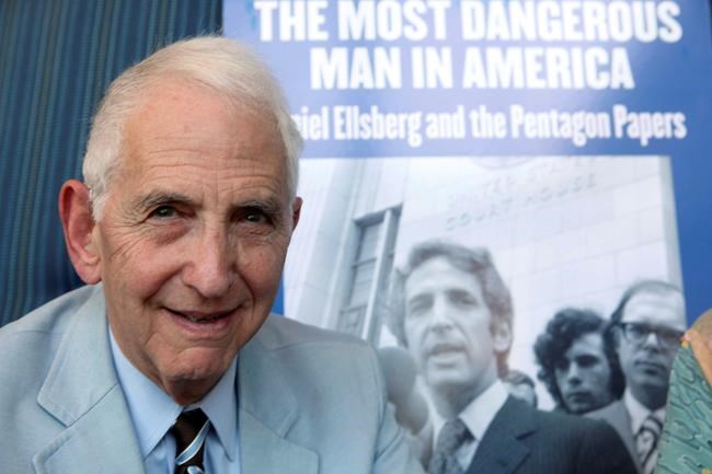 Pentagon Papers leaker Ellsberg says he has terminal cancer | iNFOnews.ca