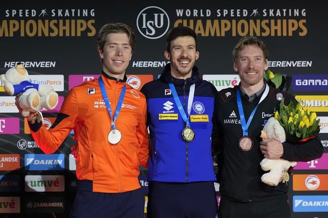 Canada's Bloemen takes home bronze medal at speedskating worlds | iNFOnews.ca