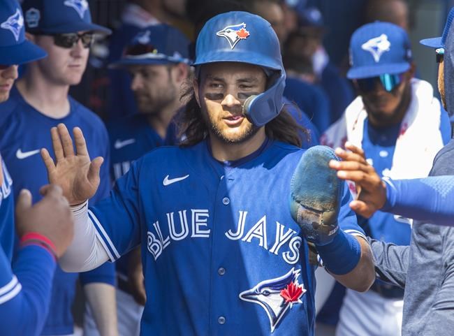 Bichette has two homers and four RBIs, leads Jays to 13-3 exhibition rout of Red Sox | iNFOnews.ca Bichette has two homers and four RBIs, leads Jays to 13-3 exhibition rout of Red Sox | iNFOnews.ca
