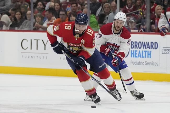Panthers score team-record 7 goals in 1st, top Canadiens 9-5 | iNFOnews.ca
