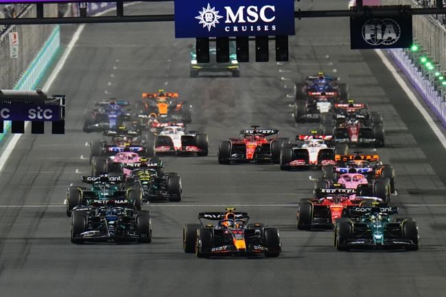 Perez holds off Verstappen's charge to win Saudi Arabian GP | iNFOnews.ca