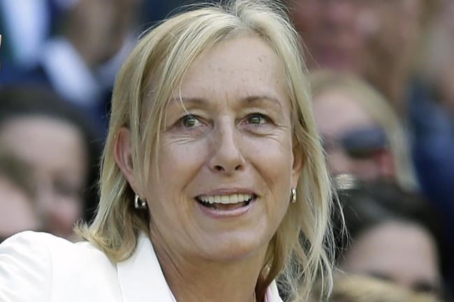 Navratilova says she is cancer-free, returns to her TV work | iNFOnews.ca