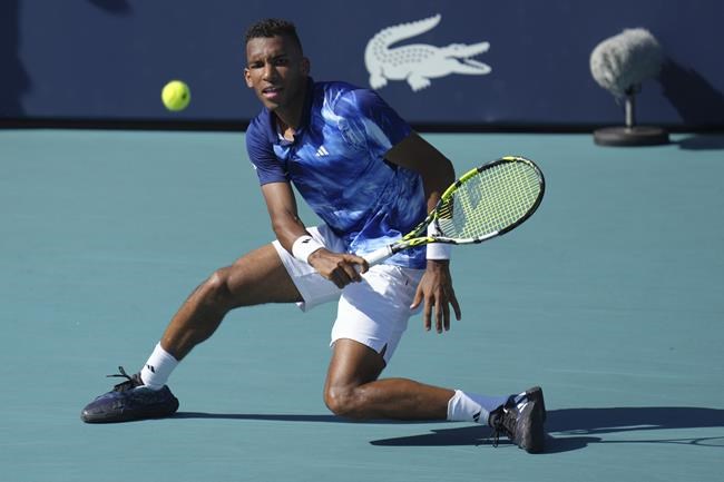 Canada's Felix Auger-Aliassime advances to third round of Miami Open | iNFOnews.ca Canada's Felix Auger-Aliassime advances to third round of Miami Open | iNFOnews.ca