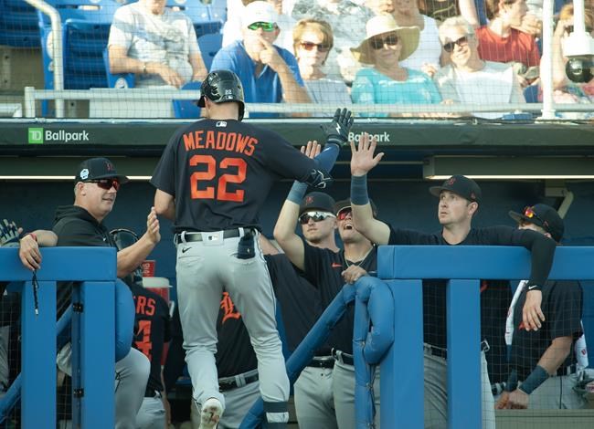 Meadows hits three-run homer, Tigers beat Jays 4-1 | iNFOnews.ca Meadows hits three-run homer, Tigers beat Jays 4-1 | iNFOnews.ca