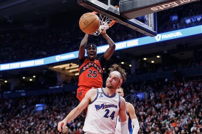 Anunoby, VanVleet power Raptors to 114-104 win over Wizards | iNFOnews.ca Anunoby, VanVleet power Raptors to 114-104 win over Wizards | iNFOnews.ca