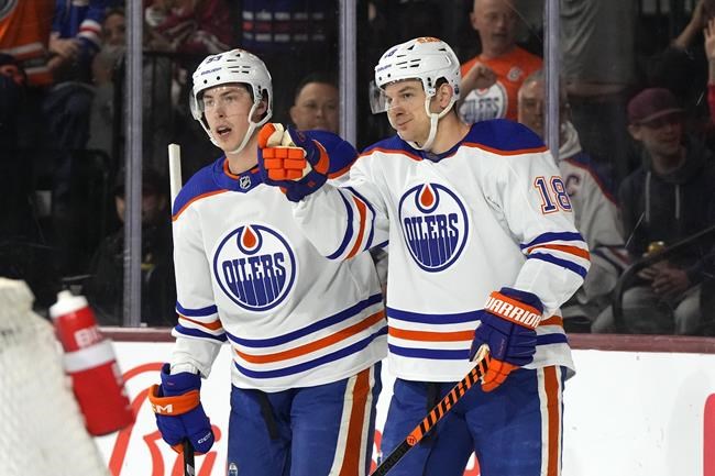 Oilers hold off Coyotes 5-4; McDavid reaches 140 points | iNFOnews.ca CP361558257