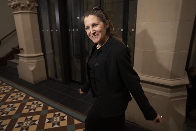 Freeland set to table federal budget : In The News for Mar. 28 | iNFOnews.ca Freeland set to table federal budget : In The News for Mar. 28 | iNFOnews.ca