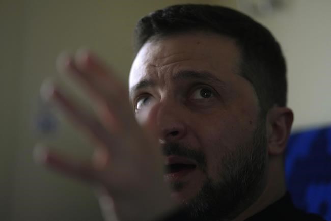 Takeaways from AP's interview with Ukraine's Zelenskyy | iNFOnews.ca