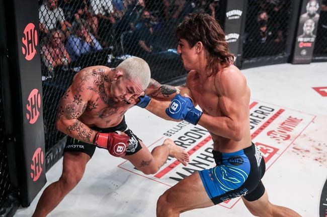 Canadian fighter Aaron Jeffery turning heads with his fists and mullet in Bellator | iNFOnews.ca