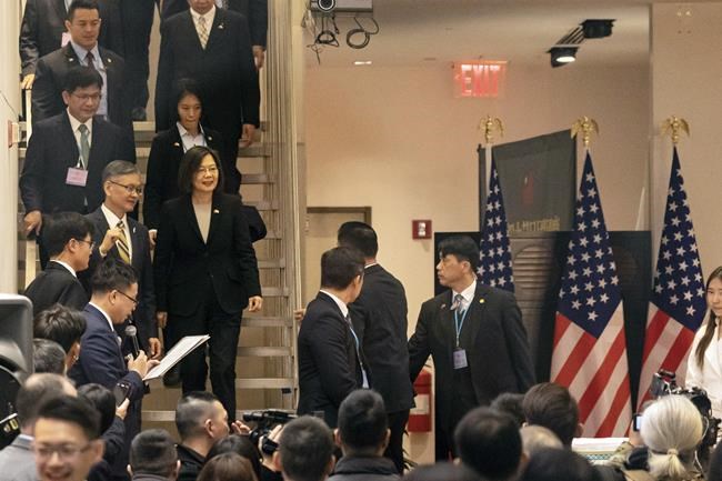 Taiwan's leader, in US, stresses security for her island | iNFOnews.ca Taiwan's leader, in US, stresses security for her island | iNFOnews.ca