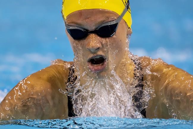 McIntosh breaks world junior, national record at Canadian swimming trials | iNFOnews.ca