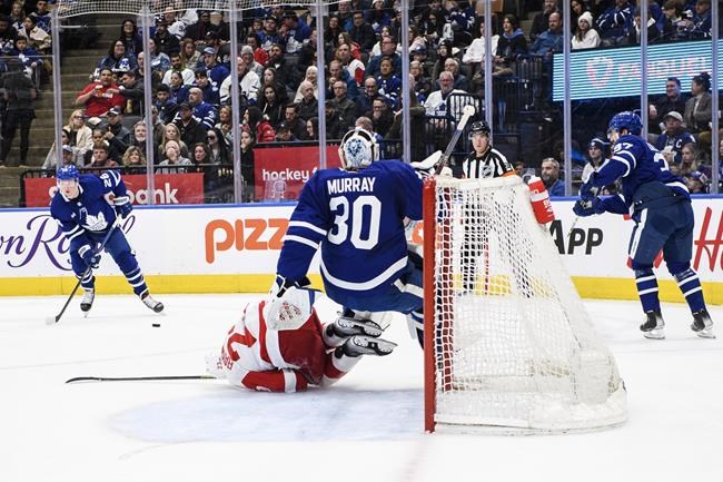 Red Wings down Maple Leafs 5-2; Toronto goalie Matt Murray exits with another injury | iNFOnews.ca Red Wings down Maple Leafs 5-2; Toronto goalie Matt Murray exits with another injury | iNFOnews.ca