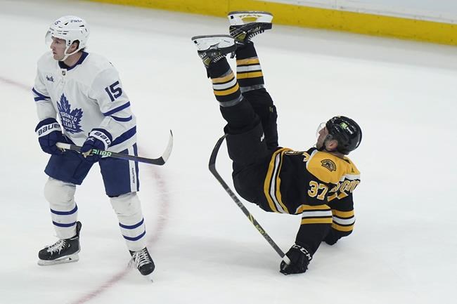 Bergeron doesn't travel with Bruins for games in Florida | iNFOnews.ca Bergeron doesn't travel with Bruins for games in Florida | iNFOnews.ca