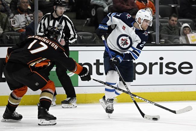 Winnipeg Jets' Nikolaj Ehlers out for regular-season finale with upper-body injury | iNFOnews.ca
