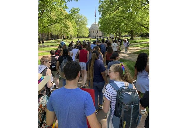 UNC students protest decision to ban 'Cop City' activist | iNFOnews.ca