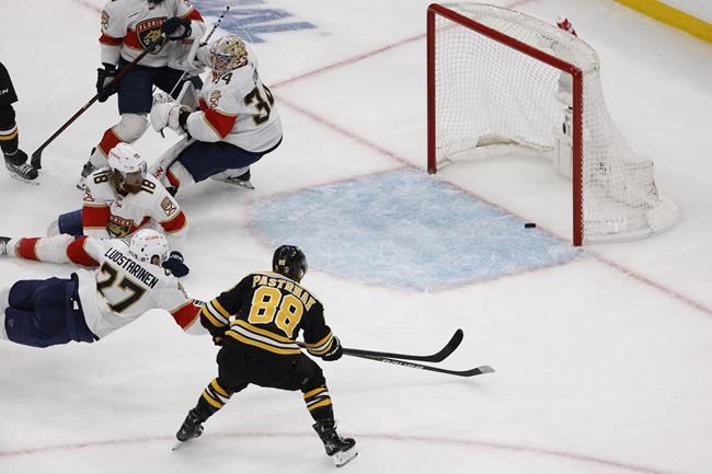 Marchand, Bruins pounce on Panthers 3-1 in Game 1 | iNFOnews.ca CP1176675916