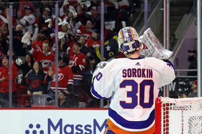 Hurricanes hold on to beat Islanders 2-1 in playoff opener | iNFOnews.ca Hurricanes hold on to beat Islanders 2-1 in playoff opener | iNFOnews.ca